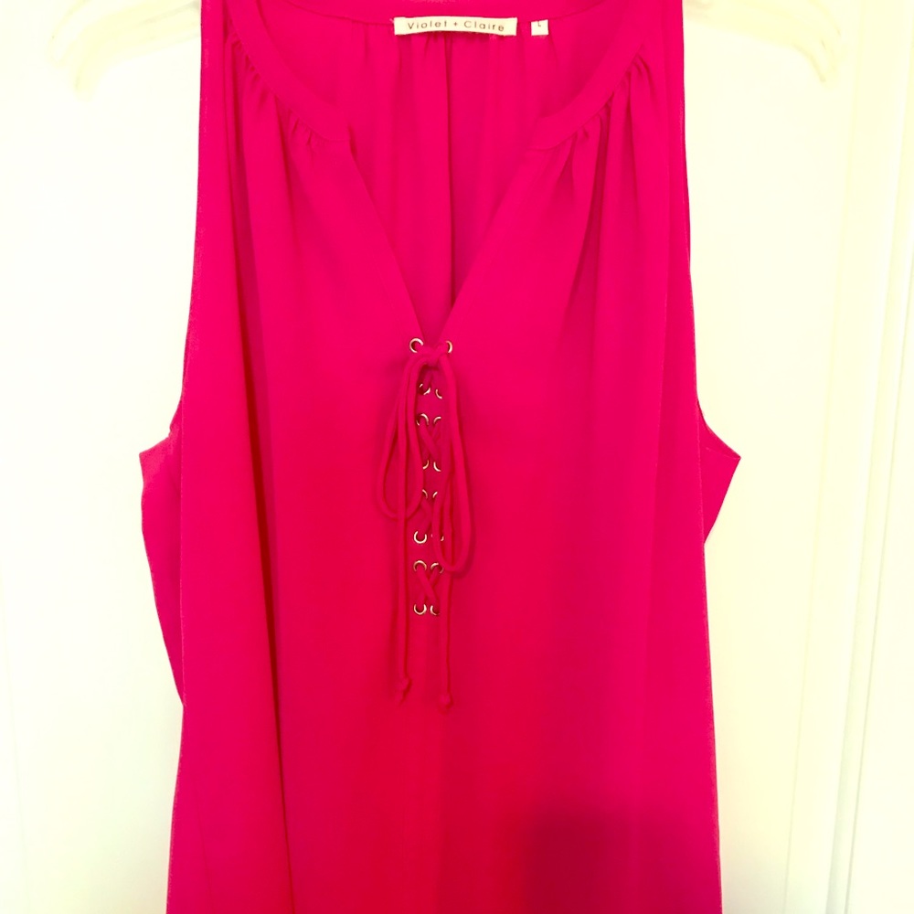 FLASH SALE💜Violet and Claire Sleeveless Pink Top